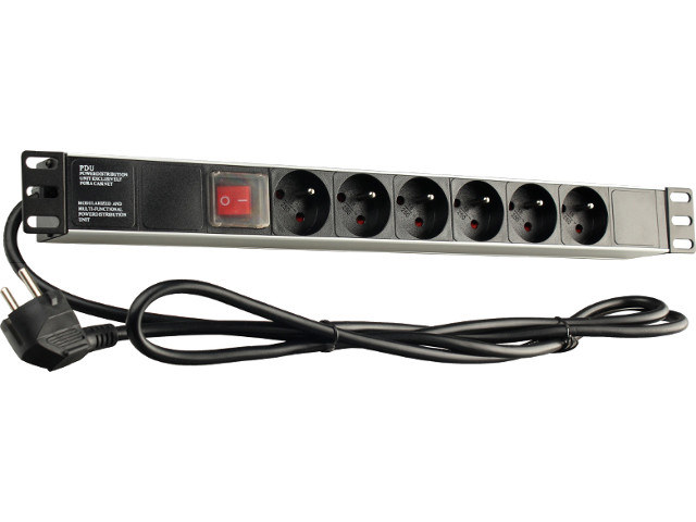 LISTWA ZASILAJĄCA RACK 19 CALI GETFORT LGF-06-Z LISTWA ZASILAJĄCA RACK 19 CALI GETFORT LGF-06-Z