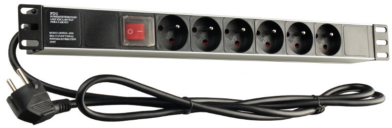 LISTWA ZASILAJĄCA RACK 19 CALI GETFORT LGF-06-Z LISTWA ZASILAJĄCA RACK 19 CALI GETFORT LGF-06-Z