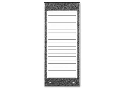 ACO CDN-17N ST (W) Podświetlany panel listy lokatorów (ok. 17 wpisów) ACO CDN-17N ST (W) Podświetlany panel listy lokatorów (ok. 17 wpisów)