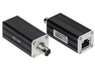 Zestaw transmisji Ethernet/Coaxial EOC-110KIT 200m (2szt.) Zestaw transmisji Ethernet/Coaxial EOC-110KIT 200m (2szt.)