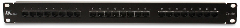 PATCH PANEL UTP CAT.5E 24 PORTY PGF-5EUTP24-B5 GETFORT