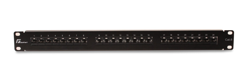 PATCH PANEL UTP CAT.6 24 PORTY PGF-6UTP24-B5 GETFORT