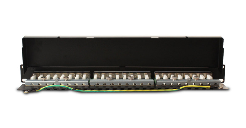 PATCH PANEL FTP CAT.6 24 PORTY PGF-6FTP24-B6 GETFORT PATCH PANEL FTP CAT.6 24 PORTY PGF-6FTP24-B6 GETFORT