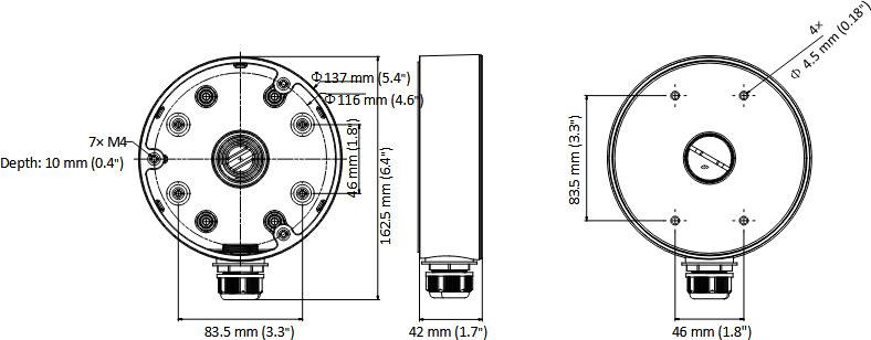 ADAPTER HIKVISION DS-1280ZJ-DM21