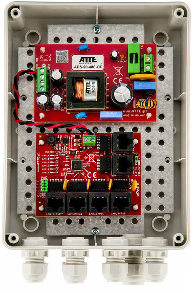SWITCH 5-PORTOWY POE ATTE IP-5-11-M2 SWITCH 5-PORTOWY POE ATTE IP-5-11-M2
