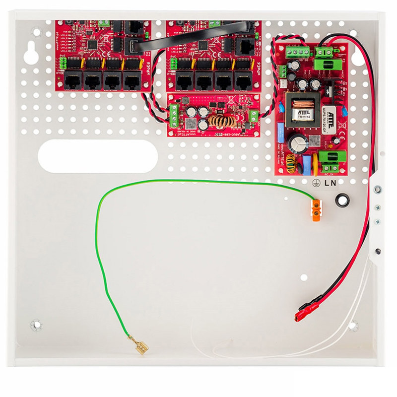 SWITCH POE 9-PORTOWY Z ZASILANIEM BUFOROWYM ATTE IPUPS-9-11-F SWITCH POE 9-PORTOWY Z ZASILANIEM BUFOROWYM ATTE IPUPS-9-11-F