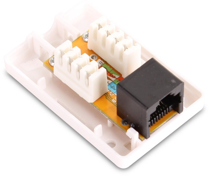 GNIAZDO NATYNKOWE GETFORT 1XRJ45 KAT.6 GNIAZDO NATYNKOWE GETFORT 1XRJ45 KAT.6
