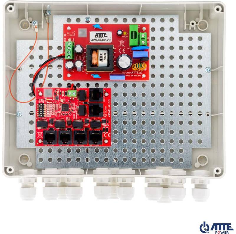 SWITCH ZEWNĘTRZNY 5-PORTOWY POE DO 5 KAMER IP ATTE IP-5-11-L2 SWITCH ZEWNĘTRZNY 5-PORTOWY POE DO 5 KAMER IP ATTE IP-5-11-L2