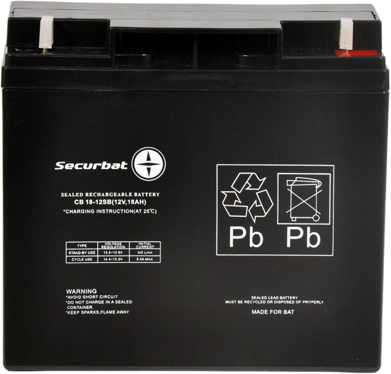 Akumulator AGM SECURBAT 12V 18Ah Akumulator AGM SECURBAT 12V 18Ah