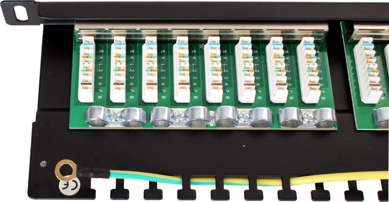 PATCH PANEL FTP CAT.5E 24 PORTY 0.5U PGF-5EFTP24-B8 GETFORT