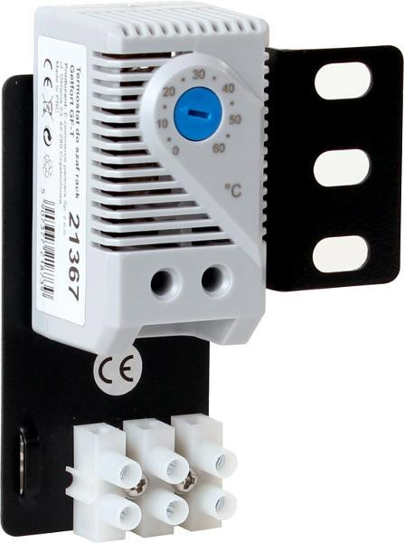 Termostat do wentylatora szaf rack Getfort