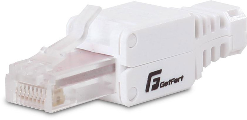 WTYK MODULARNY BEZNARZĘDZIOWY GETFORT RJ45 CAT.6 UTP 8P8C