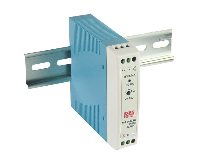 ACO PS-MDR-20-15 Zasilacz prądu stałego, na szynę DIN, z podłączeniem PE ACO PS-MDR-20-15 Zasilacz prądu stałego, na szynę DIN, z podłączeniem PE