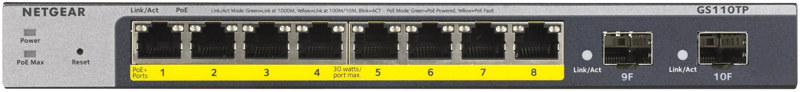 SWITCH NETGEAR GS110TP-300EUS SWITCH NETGEAR GS110TP-300EUS