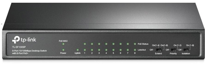 SWITCH TP-LINK TL-SF1009P SWITCH TP-LINK TL-SF1009P