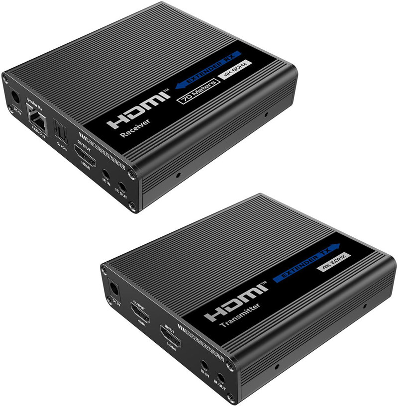 Konwerter HDMI na LAN KASKADA 4K Spacetronik IP SPH-676C - zestaw Konwerter HDMI na LAN KASKADA 4K Spacetronik IP SPH-676C - zestaw