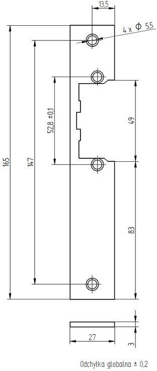 SZYLD ELEKTRA PROSTY R2/R3 MALOWANY SZYLD ELEKTRA PROSTY R2/R3 MALOWANY