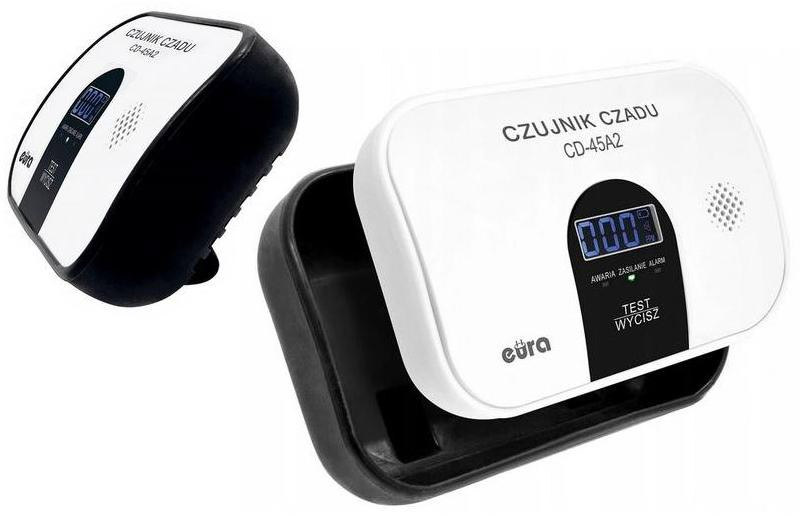 Czujnik czadu EURA CD-45A2 wolnostojący, bateryjny, wyswietlacz LCD Czujnik czadu EURA CD-45A2 wolnostojący, bateryjny, wyswietlacz LCD