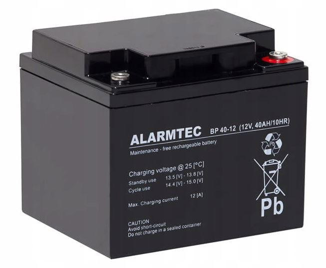 Akumulator AGM ALARMTEC serii BP 12V 40Ah Akumulator AGM ALARMTEC serii BP 12V 40Ah