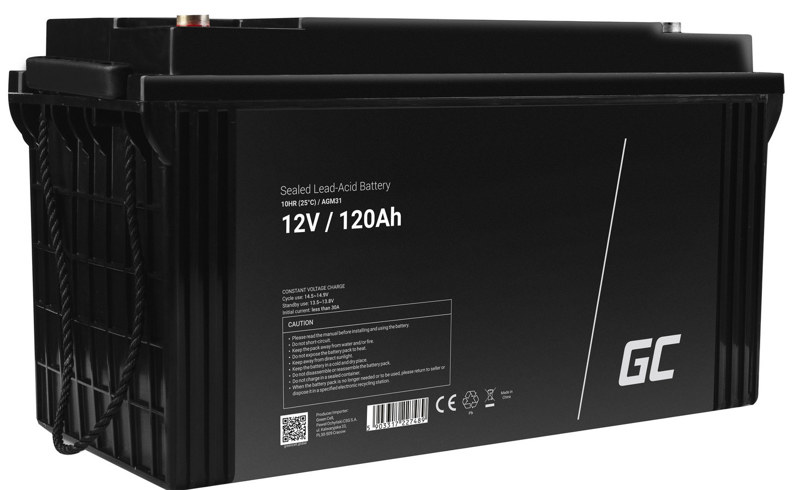 AKUMULATOR AGM Green Cell VRLA 12V 120Ah AKUMULATOR AGM Green Cell VRLA 12V 120Ah