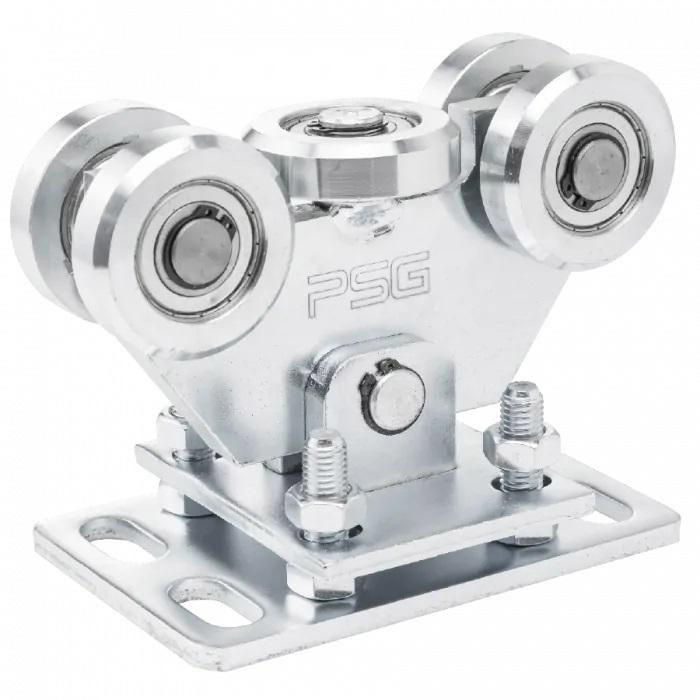 Pakiet wózków jezdnych PSG 60.00P.80 do bram przesuwnych do szyny 80x80x5 mm Pakiet wózków jezdnych PSG 60.00P.80 do bram przesuwnych do szyny 80x80x5 mm