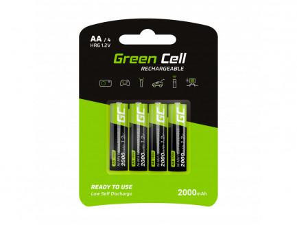 AKUMULATORKI Green Cell 4x AA HR6 2000mAh GR02 AKUMULATORKI Green Cell 4x AA HR6 2000mAh GR02