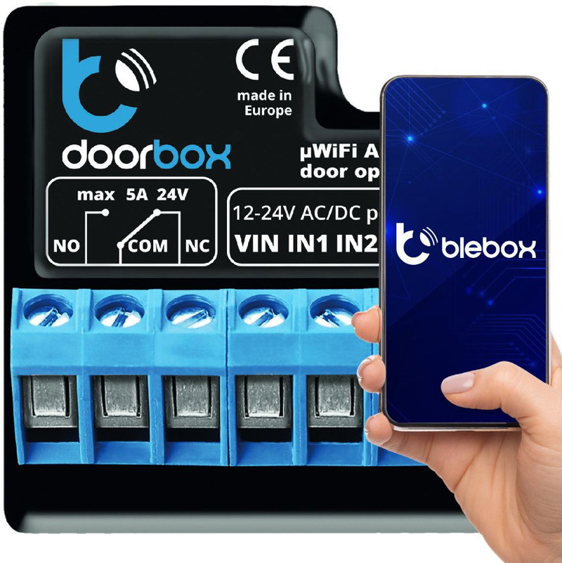 Moduł sterowania drzwiami doorbox Blebox Moduł sterowania drzwiami doorbox Blebox