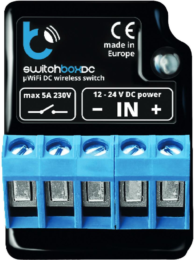 Moduł przekaźnikowy switchboxdc Blebox Moduł przekaźnikowy switchboxdc Blebox