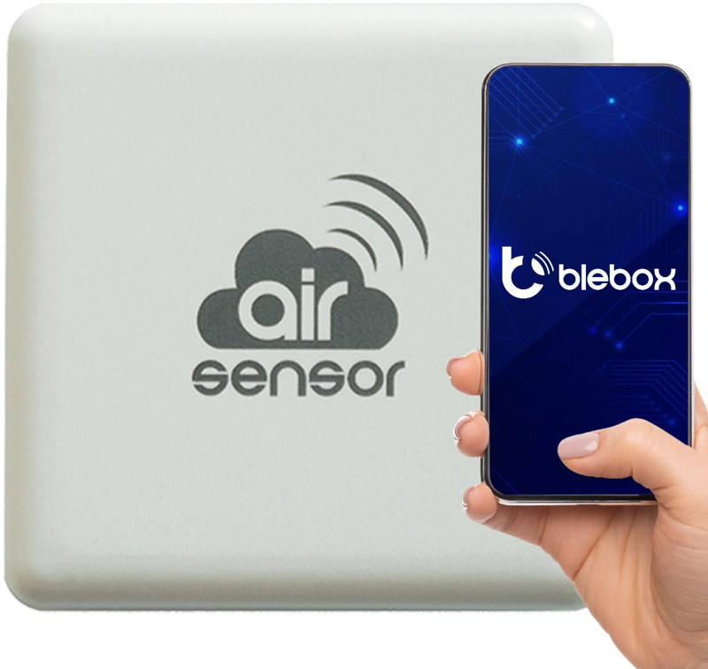 Czujnik jakości powietrza airsensor Blebox Czujnik jakości powietrza airsensor Blebox