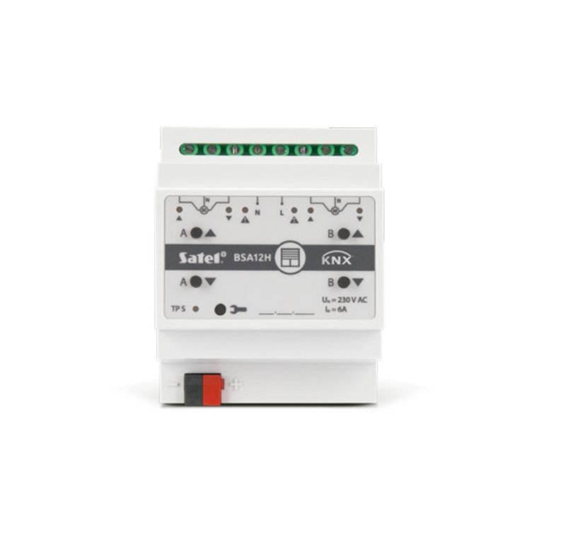 SATEL KNX 2-kanałowy aktor żaluzjowy 230V AC KNX-BSA12H SATEL KNX 2-kanałowy aktor żaluzjowy 230V AC KNX-BSA12H