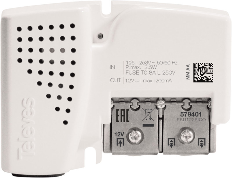 Zasilacz Televes Picokom 2S 12v 200mA 579401 Zasilacz Televes Picokom 2S 12v 200mA 579401