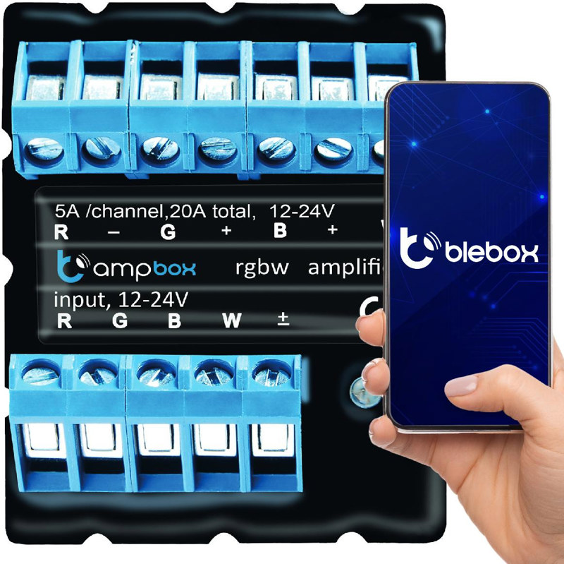Moduł oświetelniowy ampbox Blebox Moduł oświetelniowy ampbox Blebox