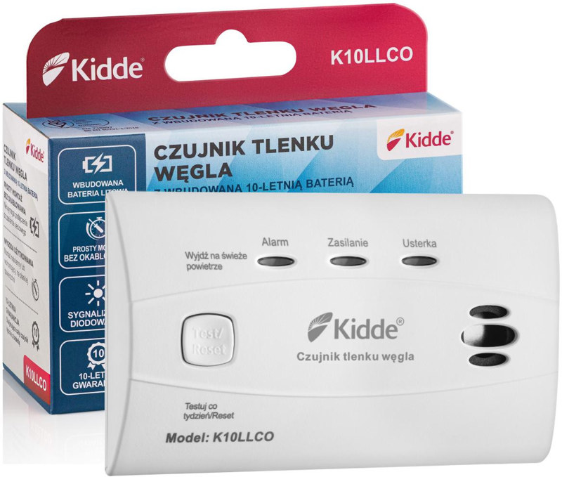 Czujnik czadu Kidde K10LLCO Czujnik czadu Kidde K10LLCO