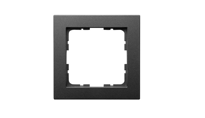 GVS Ramka 1-polowa grafit mat. System 55 do sensorów KNX