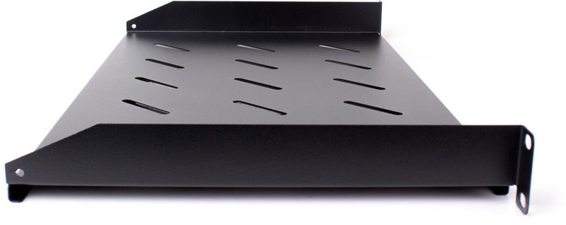 Półka rackowa uniwersalna Getfort 19 cali 1U 270mm Czarna Półka rackowa uniwersalna Getfort 19 cali 1U 270mm Czarna