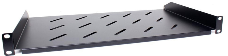 Półka rackowa uniwersalna Getfort 19 cali 1U 270mm Czarna Półka rackowa uniwersalna Getfort 19 cali 1U 270mm Czarna