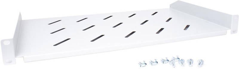 Półka rackowa uniwersalna Getfort 19 cali 1U 270mm Szara Półka rackowa uniwersalna Getfort 19 cali 1U 270mm Szara