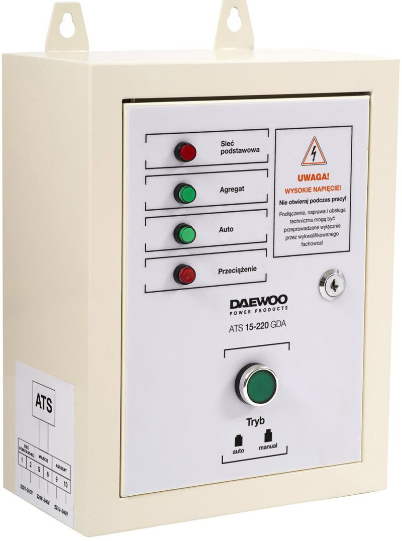 MODUŁ AUTOMATYKI SZR DAEWOO ATS15-400GDA MODUŁ AUTOMATYKI SZR DAEWOO ATS15-400GDA