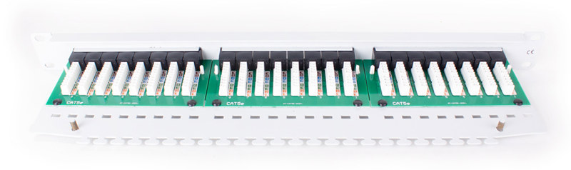 PATCH PANEL UTP CAT.5E 24 PORTY SZARY PGF-5EUTP24-B5-G GETFORT PATCH PANEL UTP CAT.5E 24 PORTY SZARY PGF-5EUTP24-B5-G GETFORT