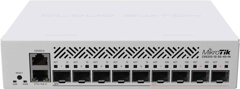 MIKROTIK ROUTERBOARD CRS310-1G-5S-4S+IN MIKROTIK ROUTERBOARD CRS310-1G-5S-4S+IN