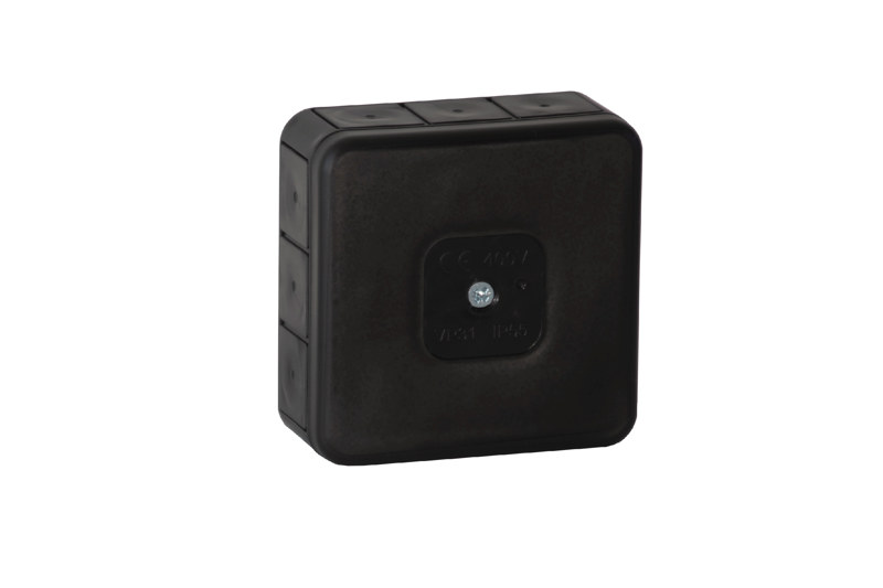 Puszka natynkowa pusta 12 wlotów VIPLAST VP-31 CZARNA IP55 85x85x37mm 031-05 Puszka natynkowa pusta 12 wlotów VIPLAST VP-31 CZARNA IP55 85x85x37mm 031-05