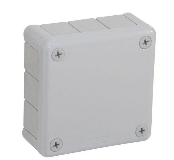 Puszka natynkowa pusta 12 wlotów VIPLAST VP-41 SZARA IP55 98x98x42mm 041-03 Puszka natynkowa pusta 12 wlotów VIPLAST VP-41 SZARA IP55 98x98x42mm 041-03