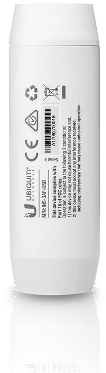 UBIQUITI Instant PoE Indoor Adapter 802.3af USB (INS-3AF-USB) UBIQUITI Instant PoE Indoor Adapter 802.3af USB (INS-3AF-USB)