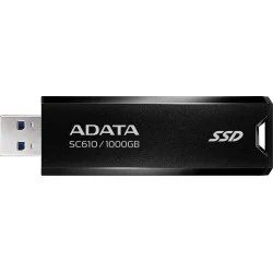 Dysk SSD Adata zewnętrzny SC610 1000 GB USB3.2A Gen2 czarny - Dysk zewnętrzny SSD Adata SC610 1000GB USB3.2A czarny