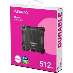 Adata Dysk zewnętrzny SSD SD620 512G U3.2A 520/460 MB/s czarny - Dysk Zewnętrzny SSD Adata SD620 512GB czarny