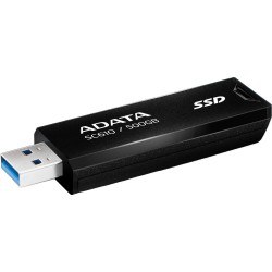 Dysk zewnętrzny SSD Adata SC610 500GB USB-C czarny - Dysk zewnętrzny SSD Adata SC610 500GB USB3.2A czarny
