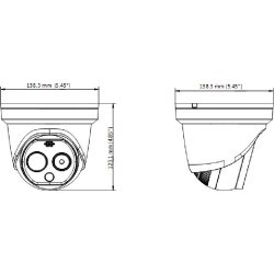Kamera ip Hikvision DS-2TD1228-2/QA(BLACK) - Kamera IP termowizyjna Hikvision DS-2TD1228-2/QA(BLACK)