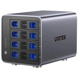 Unitek Obudowa RAID do dysku SATA 2.5''/3.5'' 8 trybów 80TB USB-C