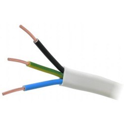 Przewód elektryczny drut płaski YDYp 450/750V 3x1,5mm2 50m MERCOR - Przewód elektryczny drut płaski YDYp 3x1,5mm2 450/750V MERCOR 50m