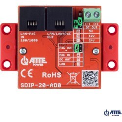 SDIP-20-AD0 Adapter PoE obniżający napięcie SDIP-20-AD0 ATTE - Adapter PoE obniżający napięcie ATTE SDIP-20-AD0